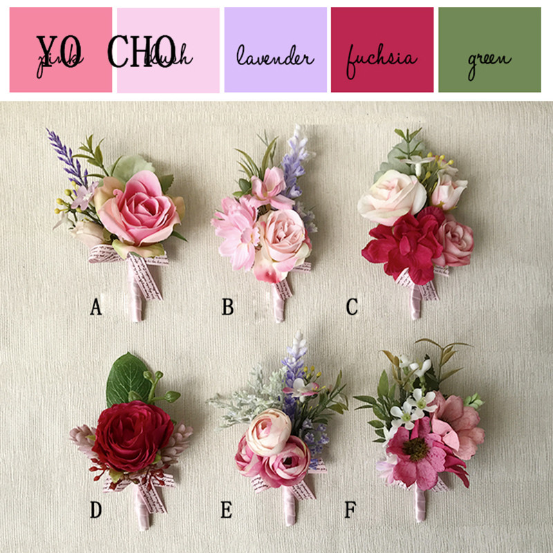 Men Grooming Home - YO CHO ดอกไม้งานแต่งงานสําหรับผู้ชาย DIY เจ้าบ่าว Boutonniere