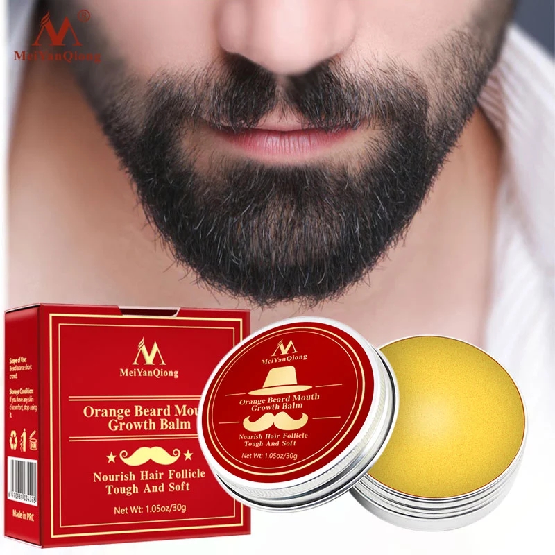 Men'S Grooming Products - ครีมลดผมร่วงน้ำมันหอมระเหยสำหรับอุปกรณ์ดูแลสุขภาพปลูกเคราน้ำมันหอมระเหยจากธรรมชาติออเรนจ์ออแกนิค