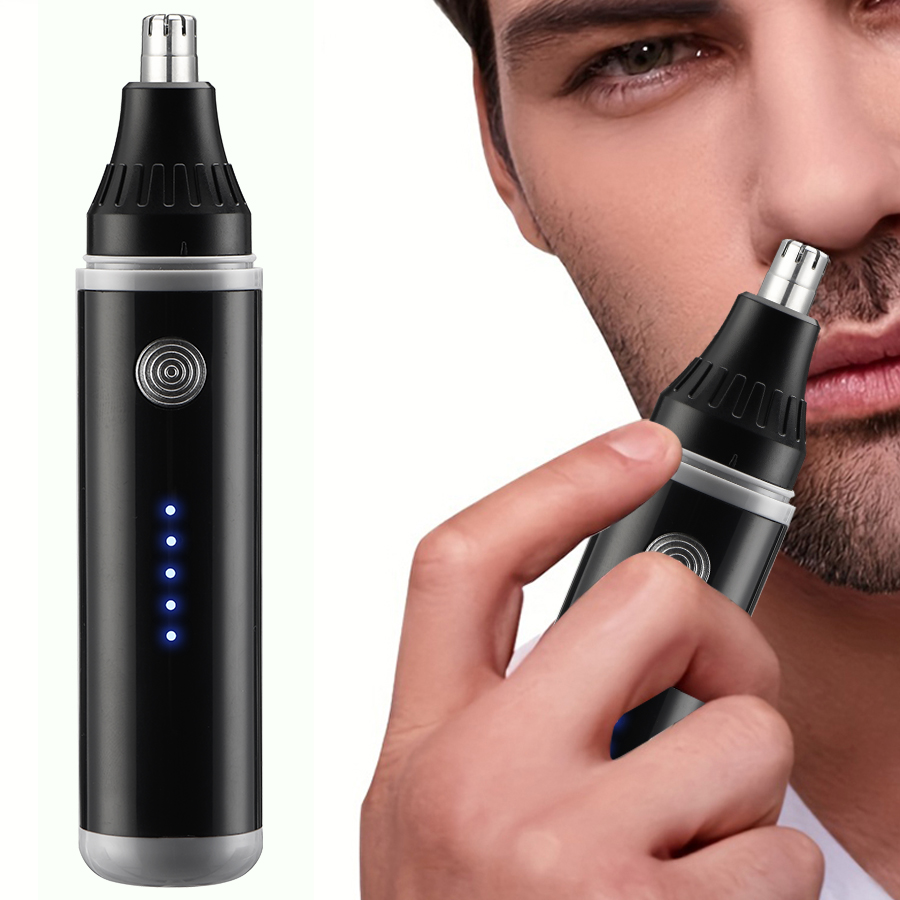Nose Hair Trimmer - เครื่องตัดขนจมูกไฟฟ้า, เครื่องตัดขนจมูกและขนหูแบบชาร์จ USB, เครื่องโกนขนจมูกสำหรับผู้หญิงและผู้ชาย อุปกรณ์กำจัดขน