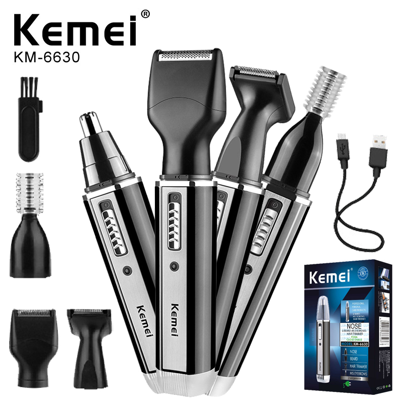 Kemei-6630 จมูกผมTrimmerสําหรั - Men Grooming Hygiene บทวิจารณ์และราคา