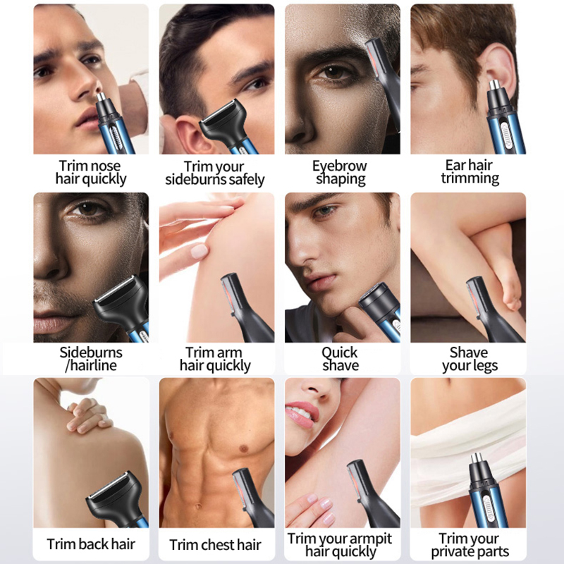 เครื่องตัดขนจมูกหูไฟฟ้าสำหรับผ - Nose Hair Trimmer บทวิจารณ์และราคา