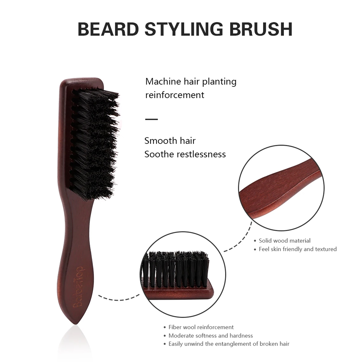 ร้านตัดผมไม้ Handle Boar Brist - Grooming Men'S Hair บทวิจารณ์และราคา