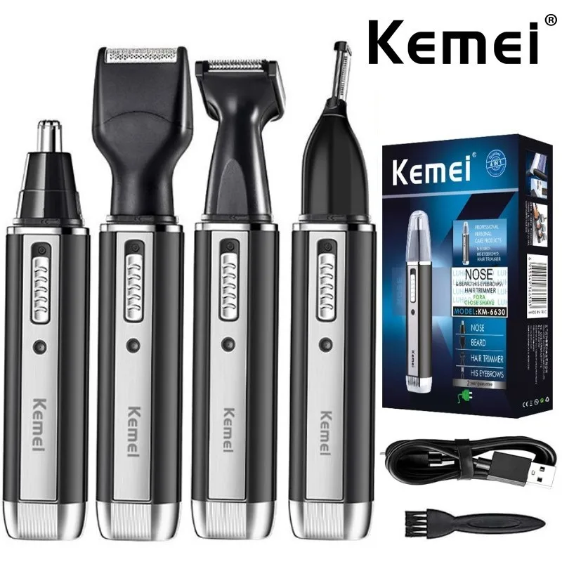 Kemei 4 in 1 Trimmer สําหรับชา - Men Grooming Hygiene บทวิจารณ์และราคา