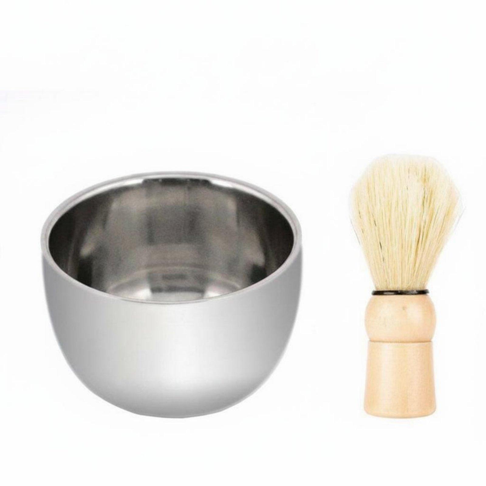 ชามโฟมโกนหนวดโลหะสำหรับผู้ชาย  - Men Grooming Home บทวิจารณ์และราคา