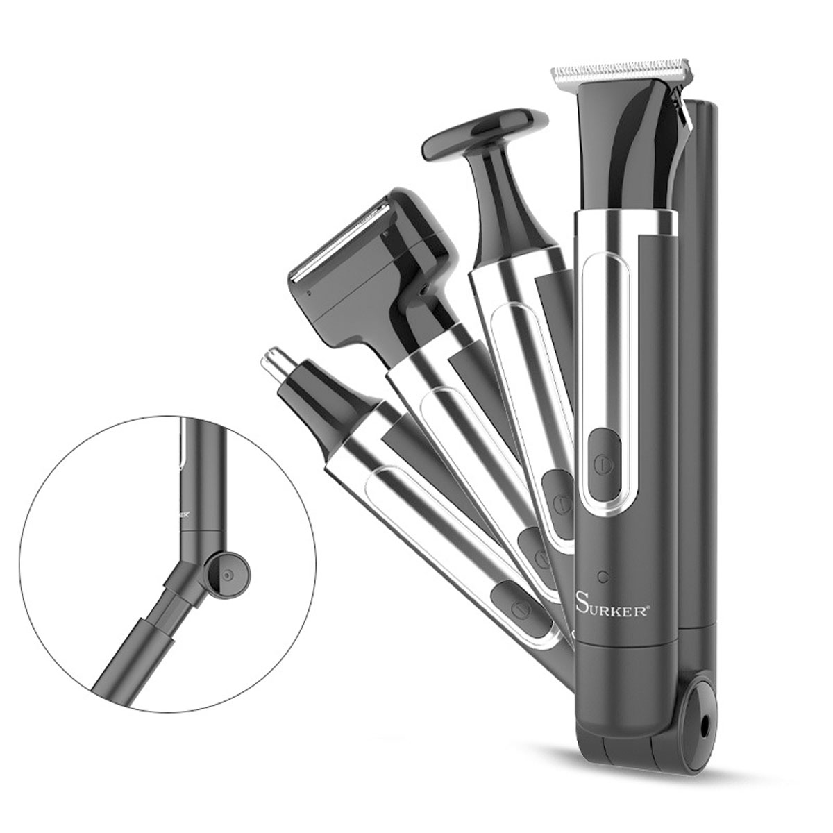 Surker 4-in-1 เครื่องโกนหนวดสํ - Men Grooming Home บทวิจารณ์และราคา
